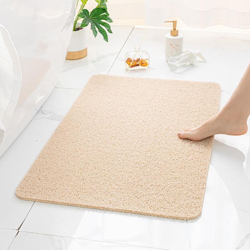 Non Slip Shower Mat for Inside Shower,Loofah Bathroom Rugs,Water Drains Bath  Mat – Linendawn