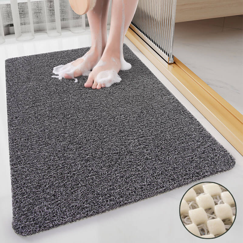 Non Slip Shower Mat for Inside Shower,Loofah Bathroom Rugs,Water Drains Bath  Mat – Linendawn