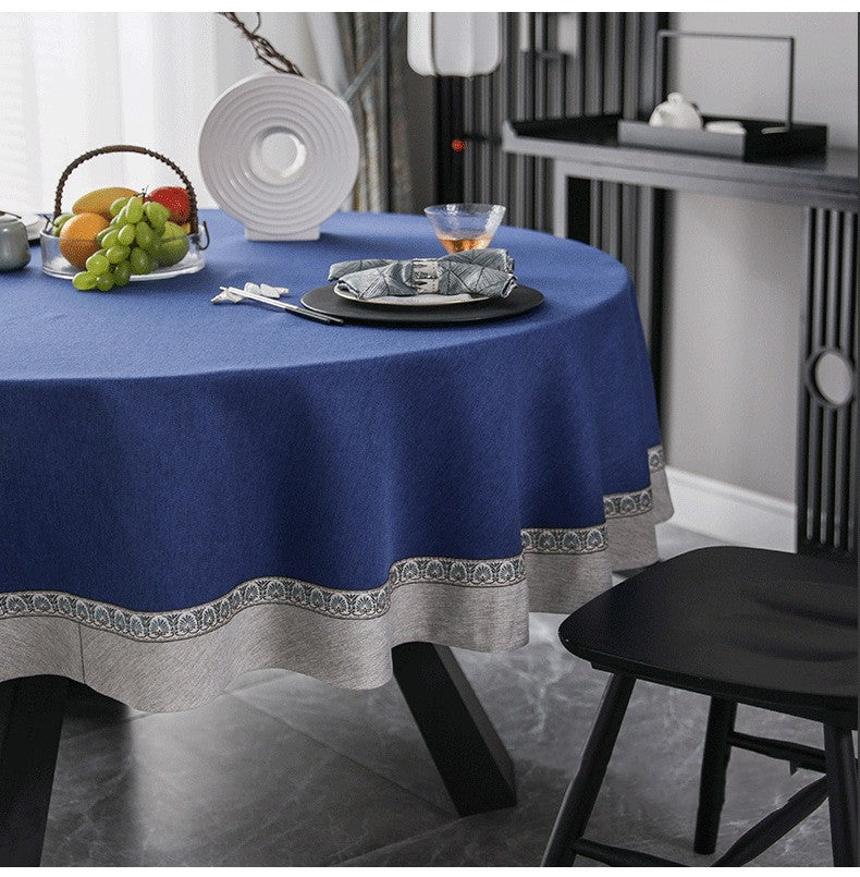 Round Tablecloth with Chinese Element